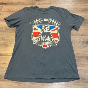 Def Leppard Rock Brigade 2022 US stadium tour tshirt size large